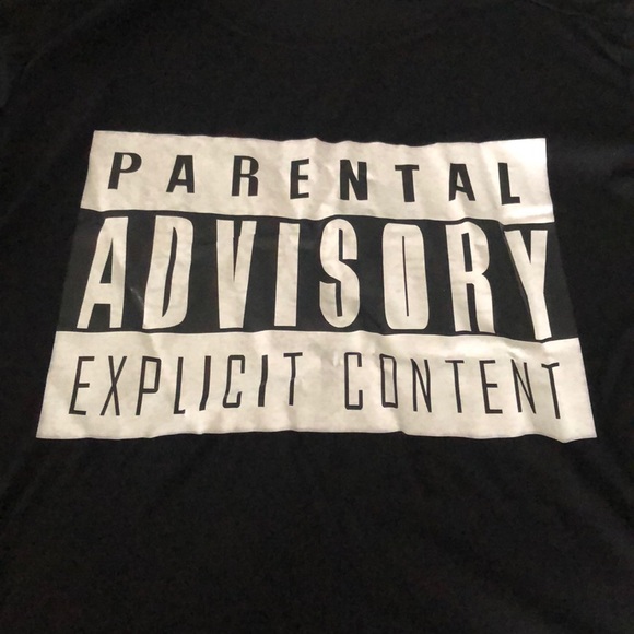 Tops - Parental advisory t shirt